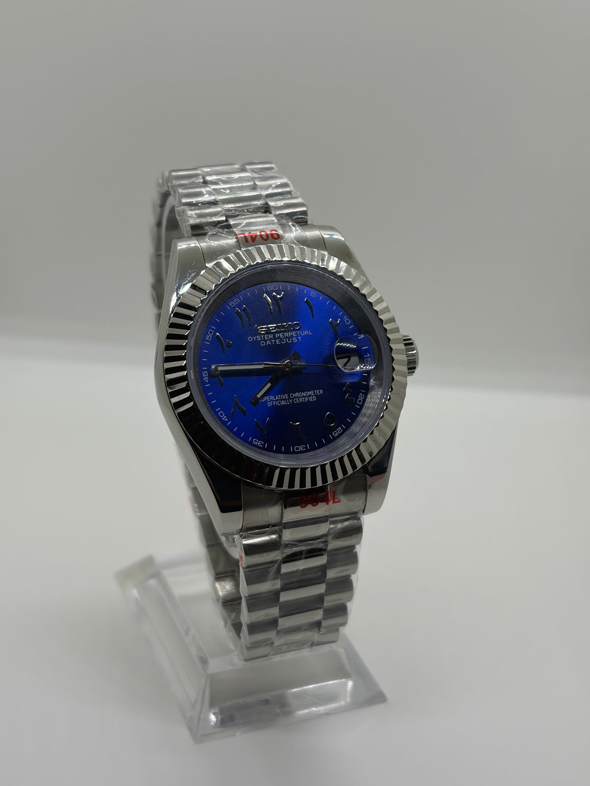 Seiko Datejust Royal Blue Arabic Dial