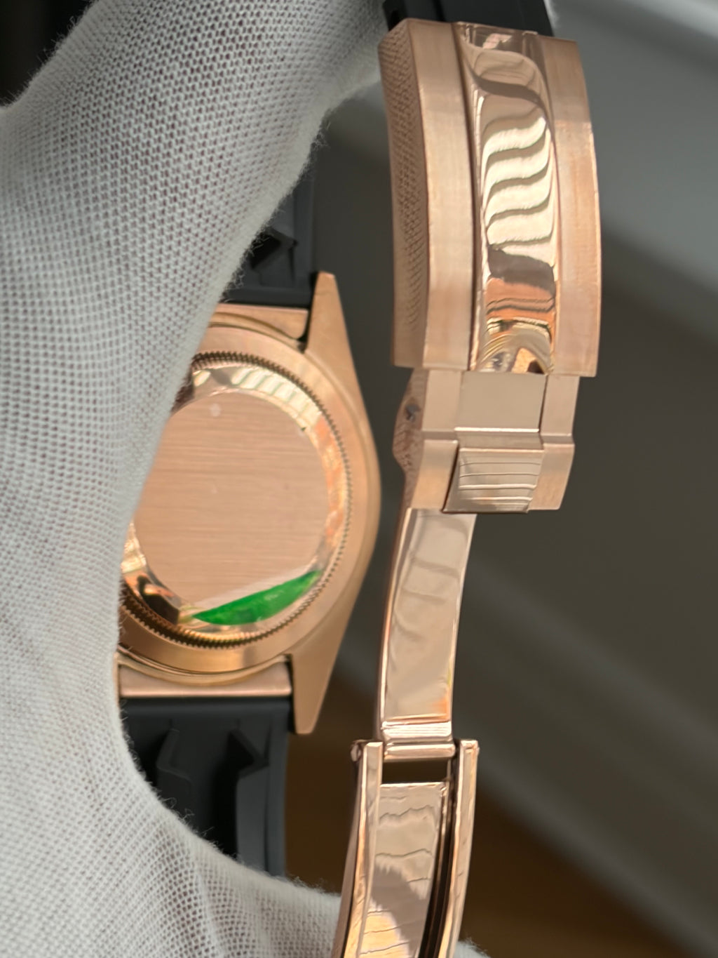 Seiko Rose Gold Daytona Mod Watch - Genuine Japanese VK63