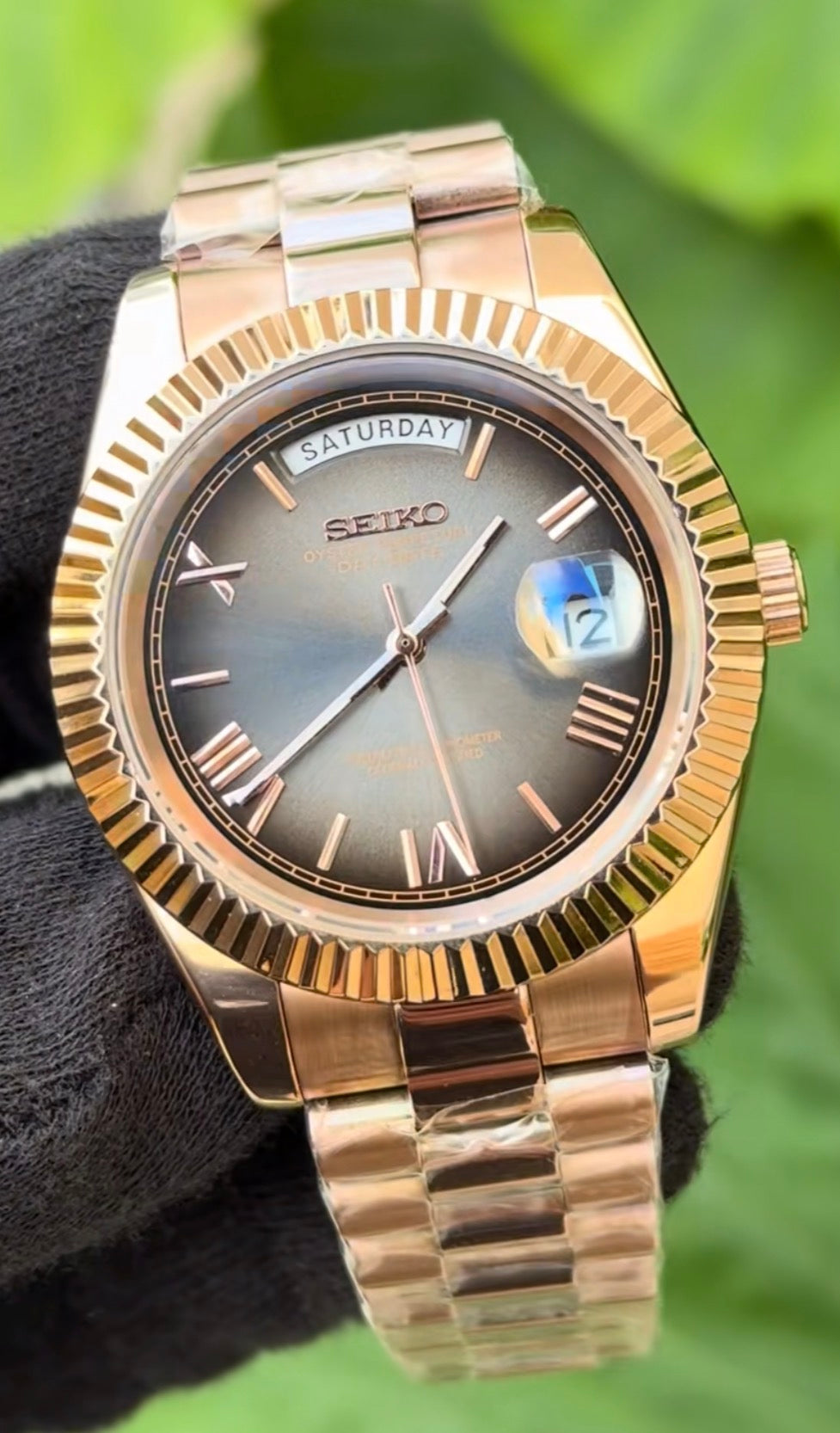 Seiko Day-Date - Rose Gold Ombré
