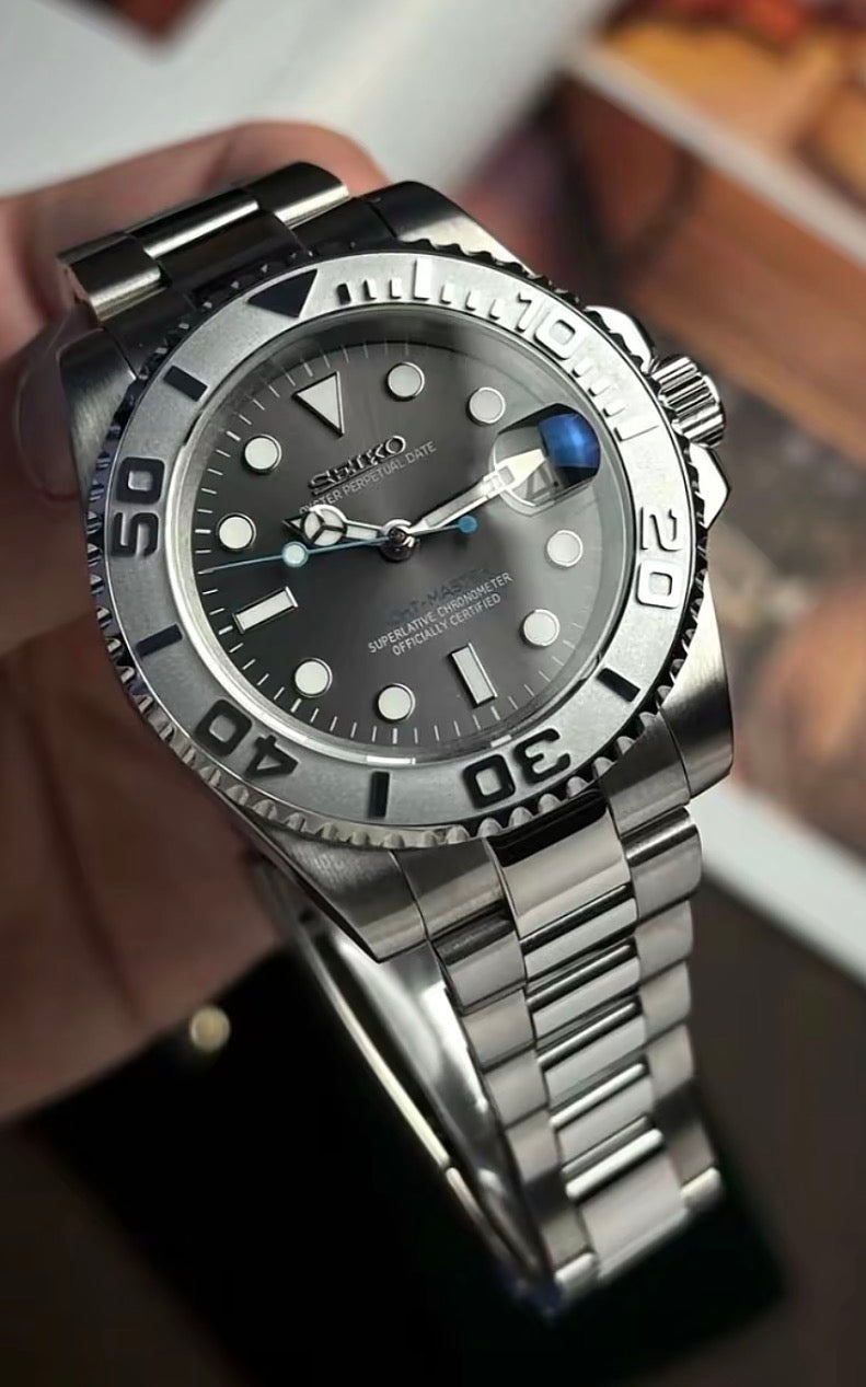 Seiko Yacht-Master - Rhodium